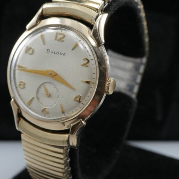 Bulova Vintage Gold Watch Automatic In Good Working Condition - Picture 6 of 15
